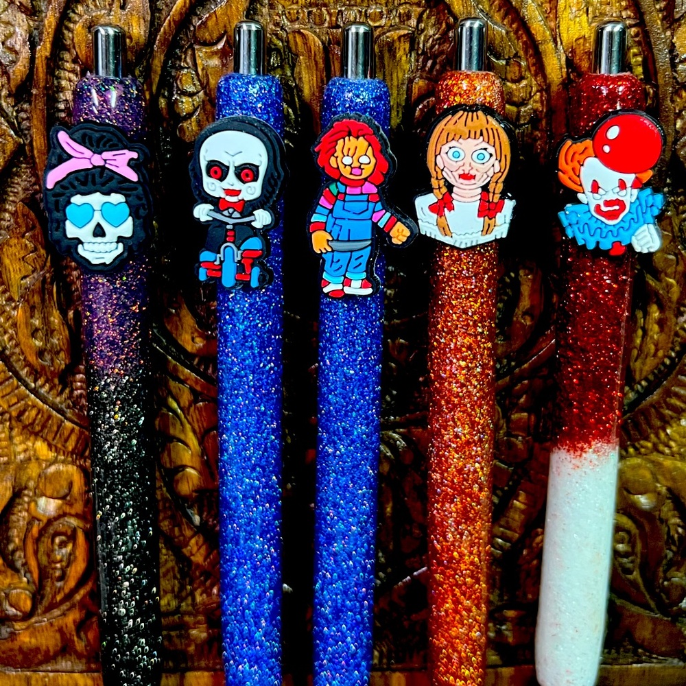 Glitter pens.   SOLD